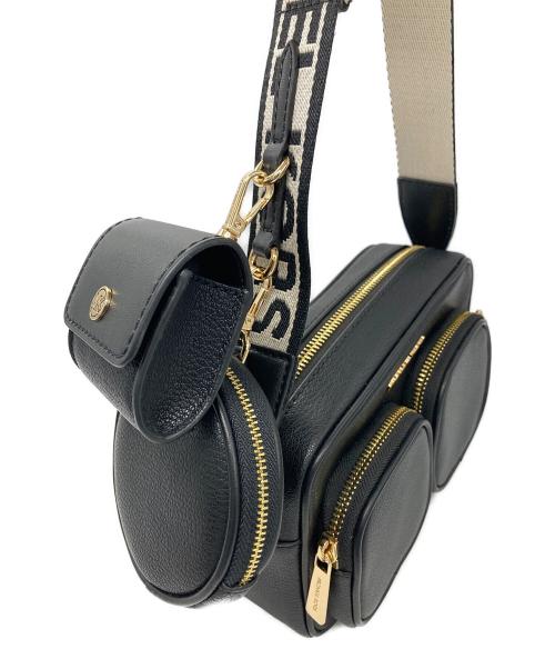 MICHAEL KORS（マイケルコース）MICHAEL KORS (マイケル・コース) クロスボディ ウィズアタッチミディアム ブラックの古着・服飾アイテム