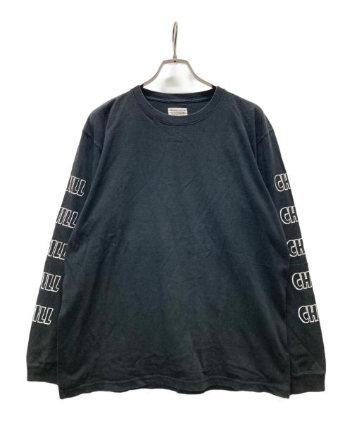 WACKO MARIA（ワコマリア）WACKO MARIA (ワコマリア) CHILLプリント袖カットソー ブラック サイズ:Lの古着・服飾アイテム