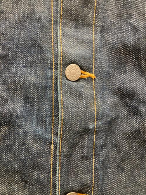 THE CRIMIE（ザ クライミー）THE CRIMIE (ザ クライミー) ロゴ刺繍デニムジャケット ネイビー サイズ:Lの古着・服飾アイテム