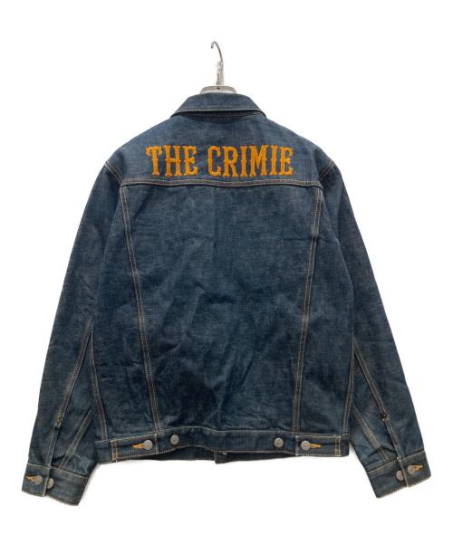 THE CRIMIE（ザ クライミー）THE CRIMIE (ザ クライミー) ロゴ刺繍デニムジャケット ネイビー サイズ:Lの古着・服飾アイテム