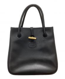 LONGCHAMP（ロンシャン）の古着「ロゾハンドバッグ」｜ブラック