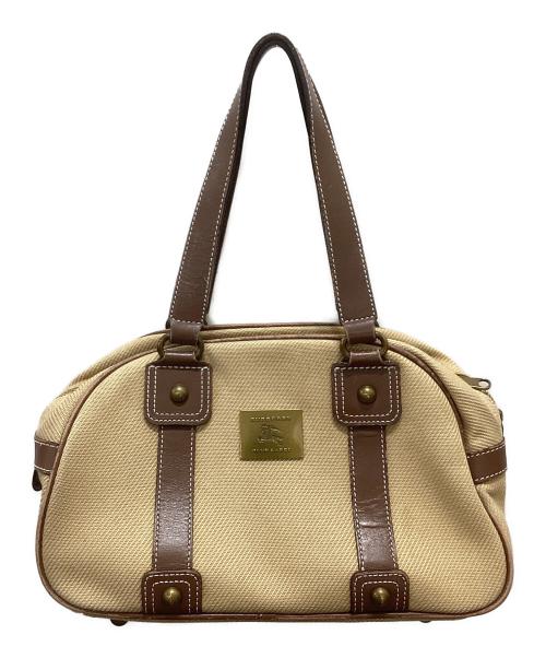 BURBERRY BLUE LABEL（バーバリー ブルー レーベル）BURBERRY BLUE LABEL (バーバリー ブルー レーベル) ボストンバッグ ブラウンの古着・服飾アイテム