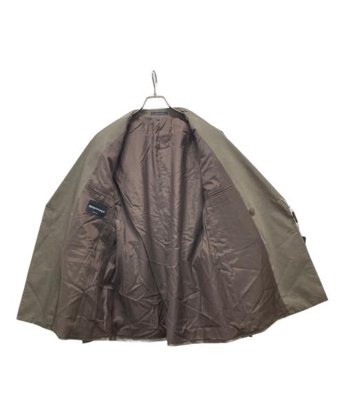 EMPORIO ARMANI（エンポリオ アルマーニ）EMPORIO ARMANI (エンポリオ アルマーニ) ダブルジャケット オリーブ サイズ:50 未使用品の古着・服飾アイテム
