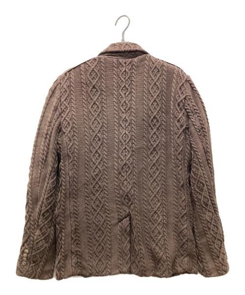 DOUBLE STANDARD CLOTHING（ダブルスタンダードクロージング）DOUBLE STANDARD CLOTHING (ダブルスタンダードクロージング) ニットジャケット ブラウン サイズ:48 未使用品の古着・服飾アイテム