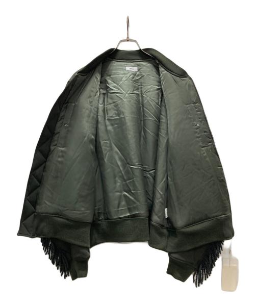 ALLEGE（アレッジ）ALLEGE (アレッジ) フリンジボンバージャケット オリーブ サイズ:L 未使用品の古着・服飾アイテム