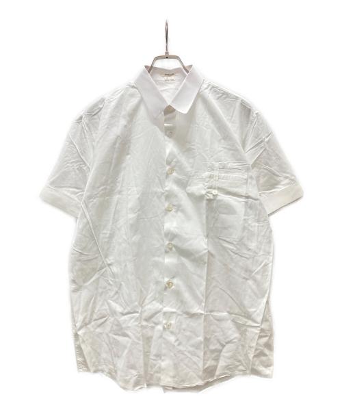 HELMUT LANG（ヘルムートラング）HELMUT LANG (ヘルムートラング) デザインポケット 半袖シャツ ホワイト サイズ:Lの古着・服飾アイテム