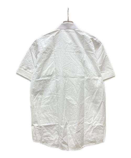 HELMUT LANG（ヘルムートラング）HELMUT LANG (ヘルムートラング) デザインポケット 半袖シャツ ホワイト サイズ:Lの古着・服飾アイテム