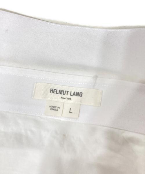 HELMUT LANG（ヘルムートラング）HELMUT LANG (ヘルムートラング) デザインポケット 半袖シャツ ホワイト サイズ:Lの古着・服飾アイテム