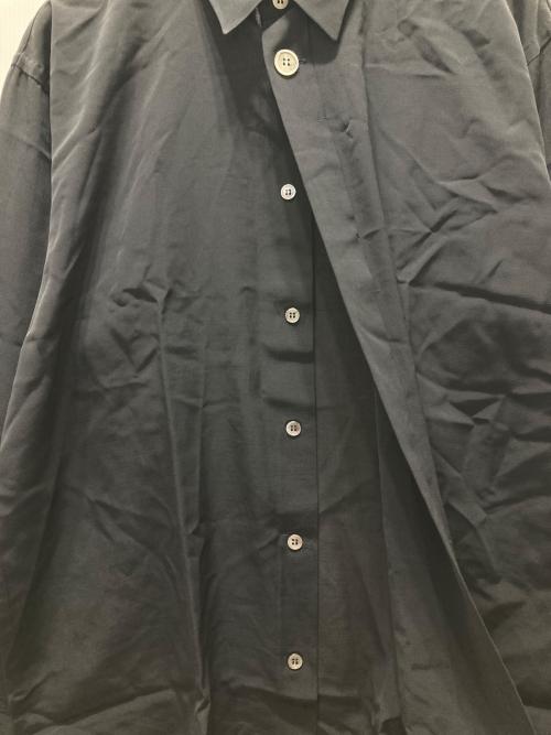 Yohji Yamamoto pour homme（ヨウジヤマモト プールオム）Yohji Yamamoto pour homme (ヨウジヤマモト プールオム) フランス製 ロング丈シャツ ブラック サイズ:Sの古着・服飾アイテム