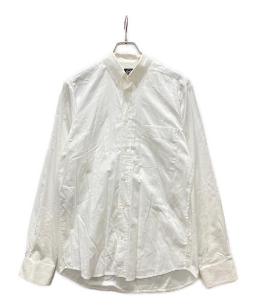 ALEXANDER McQUEEN（アレキサンダーマックイーン）ALEXANDER McQUEEN (アレキサンダーマックイーン) ロゴ刺繍ポケットBDシャツ ホワイト サイズ:48の古着・服飾アイテム