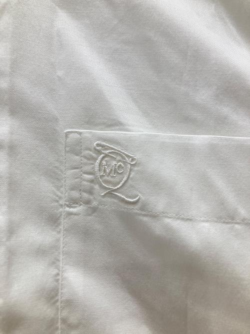 ALEXANDER McQUEEN（アレキサンダーマックイーン）ALEXANDER McQUEEN (アレキサンダーマックイーン) ロゴ刺繍ポケットBDシャツ ホワイト サイズ:48の古着・服飾アイテム