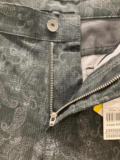 JOSEPH HOMME（ジョゼフ オム）JOSEPH HOMME (ジョゼフ オム) ペイズリー柄スラックス グレー サイズ:50 未使用品の古着・服飾アイテム