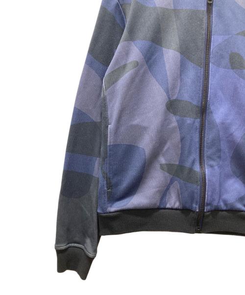 ALEXANDER McQUEEN（アレキサンダーマックイーン）ALEXANDER McQUEEN (アレキサンダーマックイーン) 総柄スウェットブルゾン ネイビー サイズ:Mの古着・服飾アイテム