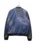 ALEXANDER McQUEEN (アレキサンダーマックイーン) 総柄スウェットブルゾン ネイビー サイズ:M：11000円