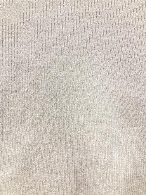 ETRE TOKYO（エトレトウキョウ）ETRE TOKYO (エトレトウキョウ) シアーラインクロップドニット ベージュ サイズ:Fの古着・服飾アイテム