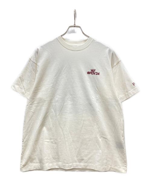 PHEENY（フィーニー）PHEENY (フィーニー) Print-T COURTプリント-T ホワイト サイズ:Fの古着・服飾アイテム