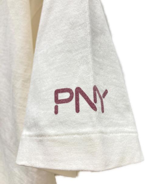 PHEENY（フィーニー）PHEENY (フィーニー) Print-T COURTプリント-T ホワイト サイズ:Fの古着・服飾アイテム