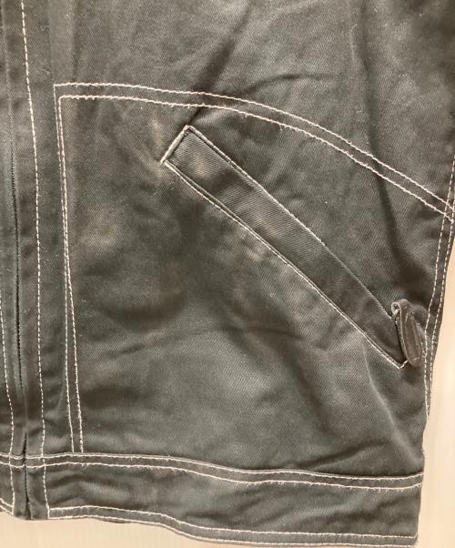 VANSON（バンソン）VANSON (バンソン) コットンバイカージャケット ブラック サイズ:XLの古着・服飾アイテム