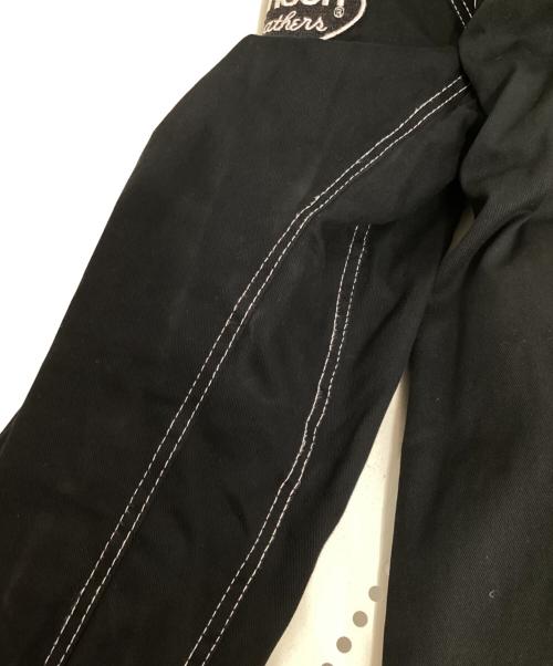 VANSON（バンソン）VANSON (バンソン) コットンバイカージャケット ブラック サイズ:XLの古着・服飾アイテム