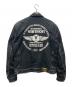 VANSON (バンソン) コットンバイカージャケット ブラック サイズ:XL：6000円