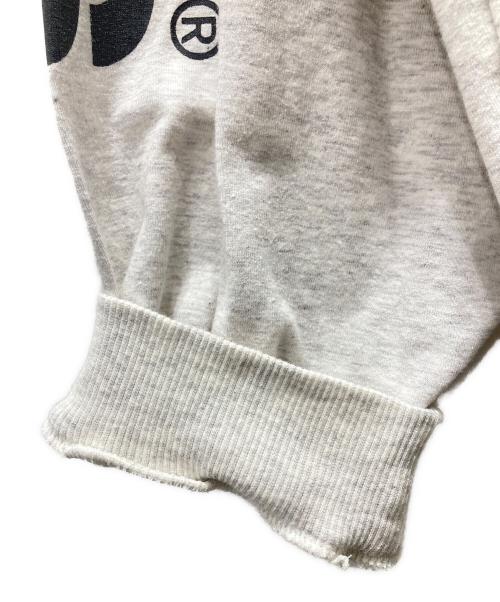 adidas（アディダス）adidas (アディダス) トレフォイル柄パーカー/デサント期 ライトグレー サイズ:Lの古着・服飾アイテム