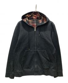 BLACK LABEL CRESTBRIDGE（ブラックレーベル クレストブリッジ）の古着「ジップパーカー」｜ブラック