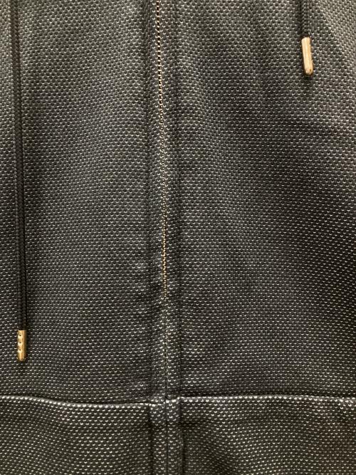 BLACK LABEL CRESTBRIDGE（ブラックレーベル クレストブリッジ）BLACK LABEL CRESTBRIDGE (ブラックレーベル クレストブリッジ) ジップパーカー ブラック サイズ:Lの古着・服飾アイテム