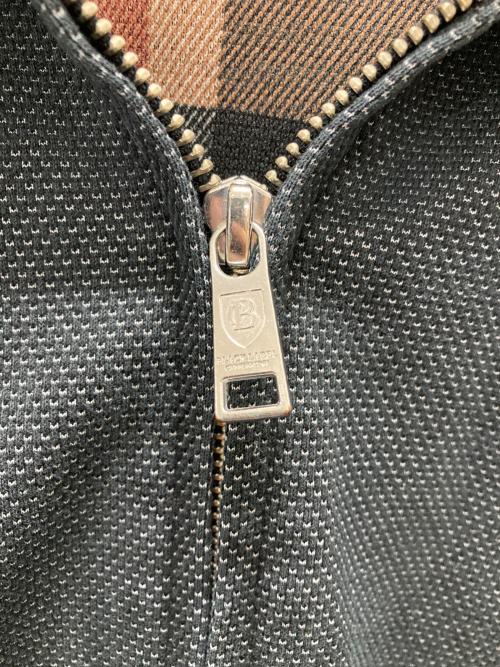 BLACK LABEL CRESTBRIDGE（ブラックレーベル クレストブリッジ）BLACK LABEL CRESTBRIDGE (ブラックレーベル クレストブリッジ) ジップパーカー ブラック サイズ:Lの古着・服飾アイテム