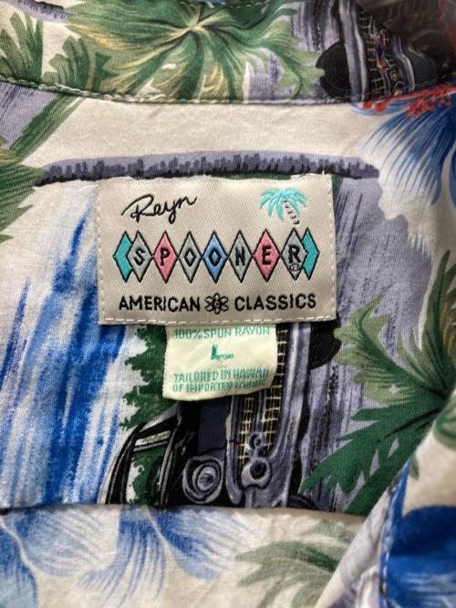 reyn spooner（レイン スプナー）reyn spooner (レイン スプナー) american classics アロハシャツ ブルー サイズ:Lの古着・服飾アイテム
