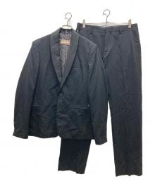 GALLIANO（ガリアーノ）の古着「セットアップスーツ/ 裏地ニュースペーパー」｜ブラック