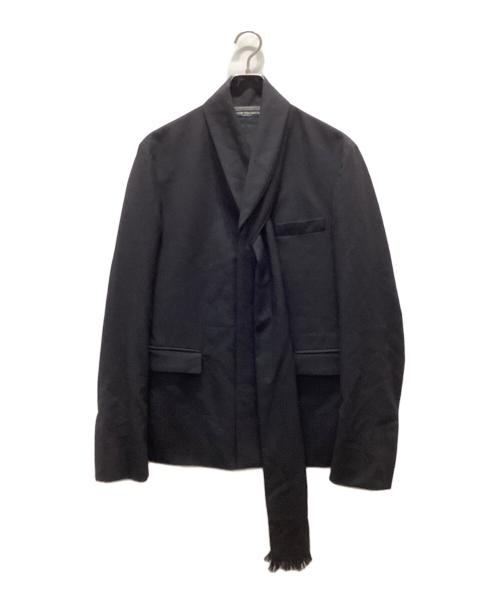 KRIS VAN ASSCHE（クリス ヴァン アッシュ）KRIS VAN ASSCHE (クリス ヴァン アッシュ) io corso como ストールドッキングジャケット ブラック サイズ:46の古着・服飾アイテム