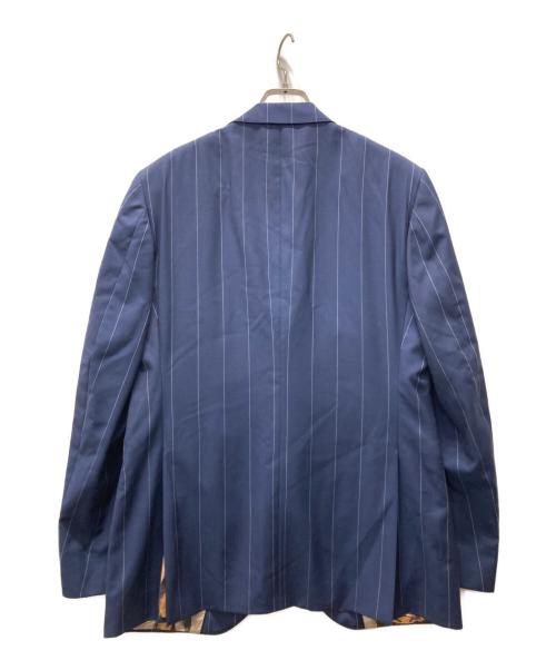 HYDROGEN（ハイドロゲン）HYDROGEN (ハイドロゲン) 裏柄 セットアップスーツ ブルー サイズ:50の古着・服飾アイテム