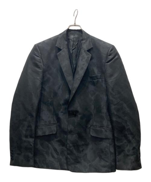 JUST CAVALLI（ジャストカヴァリ）JUST CAVALLI (ジャストカヴァリ) カモフラテーラードジャケット ブラック サイズ:Lの古着・服飾アイテム