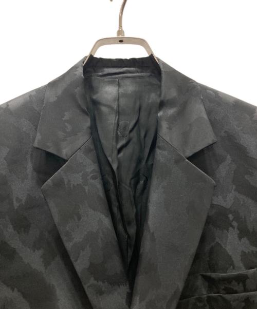 JUST CAVALLI（ジャストカヴァリ）JUST CAVALLI (ジャストカヴァリ) カモフラテーラードジャケット ブラック サイズ:Lの古着・服飾アイテム