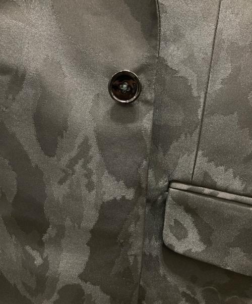 JUST CAVALLI（ジャストカヴァリ）JUST CAVALLI (ジャストカヴァリ) カモフラテーラードジャケット ブラック サイズ:Lの古着・服飾アイテム