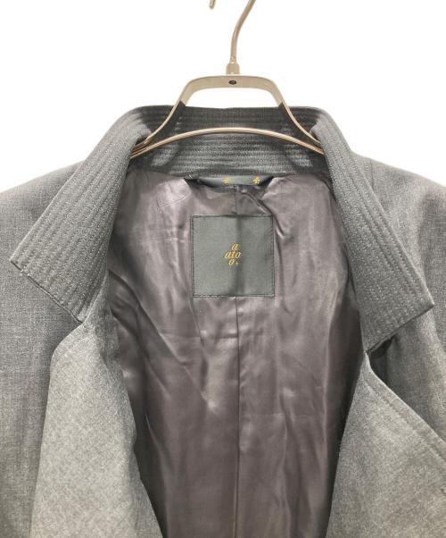 ato（アトウ）ato (アトウ) トレンチコート グレー サイズ:48の古着・服飾アイテム