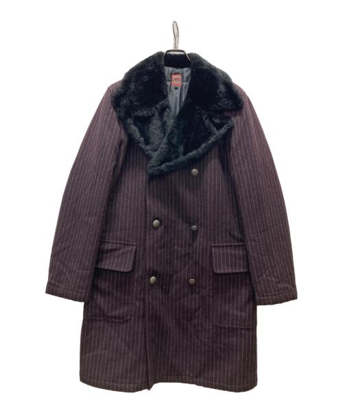 GAULTIER JEANS（ゴルチエジーンズ）GAULTIER JEANS (ゴルチエジーンズ) 中綿ダブルコート レッド サイズ:48の古着・服飾アイテム