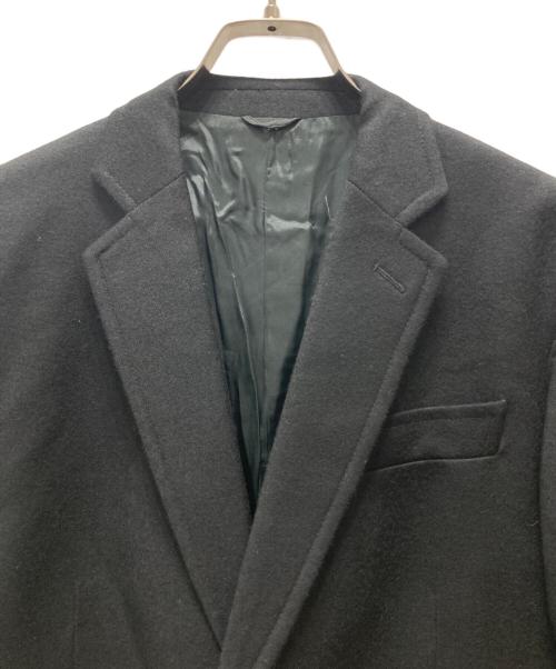 CoSTUME NATIONAL HOMME（コスチューム ナショナル オム）CoSTUME NATIONAL HOMME (コスチューム ナショナル オム) イタリア製チェスターコート ブラック サイズ:Mの古着・服飾アイテム