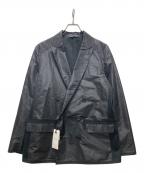 LANVIN en Bleuランバンオンブルー）の古着「ナイロンテーラードジャケット」｜ブラック