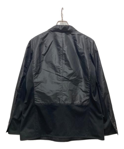 LANVIN en Bleu（ランバンオンブルー）LANVIN en Bleu (ランバンオンブルー) ナイロンテーラードジャケット ブラック サイズ:50 未使用品の古着・服飾アイテム