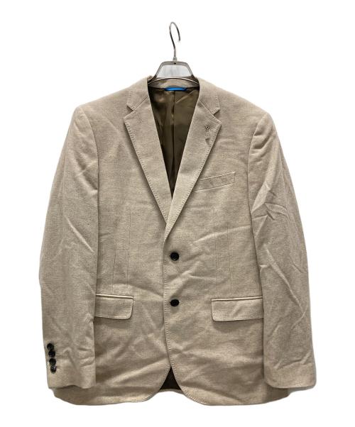 LANVIN en Bleu（ランバンオンブルー）LANVIN en Bleu (ランバンオンブルー) テーラードジャケット ベージュ サイズ:Lの古着・服飾アイテム