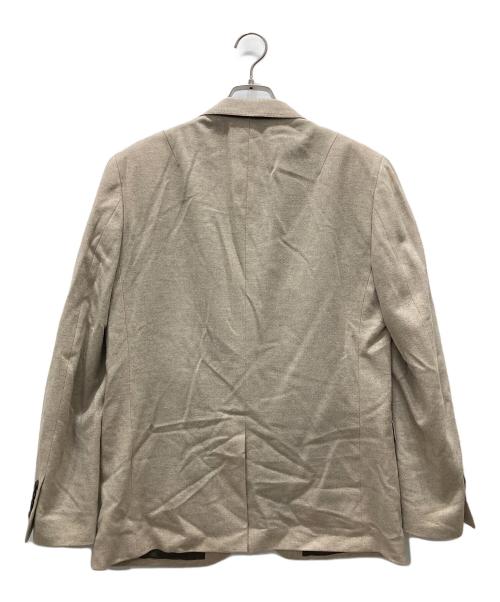 LANVIN en Bleu（ランバンオンブルー）LANVIN en Bleu (ランバンオンブルー) テーラードジャケット ベージュ サイズ:Lの古着・服飾アイテム