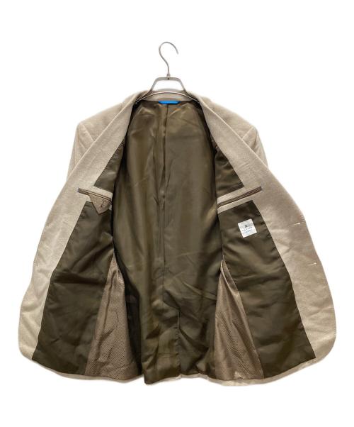 LANVIN en Bleu（ランバンオンブルー）LANVIN en Bleu (ランバンオンブルー) テーラードジャケット ベージュ サイズ:Lの古着・服飾アイテム