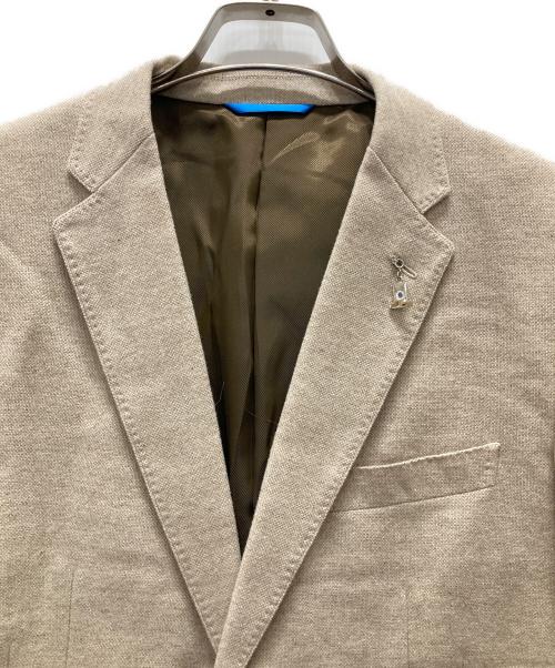 LANVIN en Bleu（ランバンオンブルー）LANVIN en Bleu (ランバンオンブルー) テーラードジャケット ベージュ サイズ:Lの古着・服飾アイテム