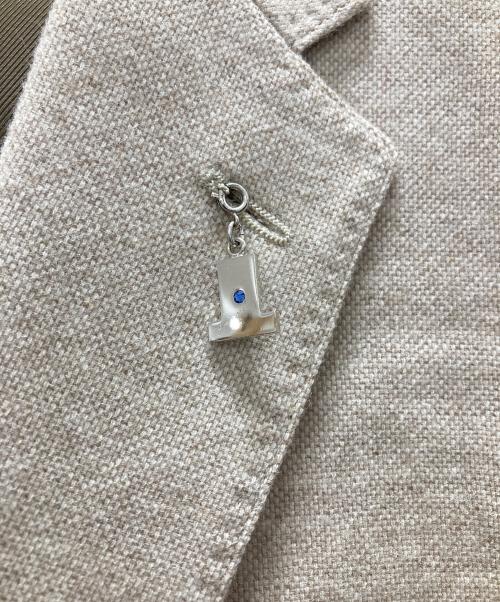 LANVIN en Bleu（ランバンオンブルー）LANVIN en Bleu (ランバンオンブルー) テーラードジャケット ベージュ サイズ:Lの古着・服飾アイテム