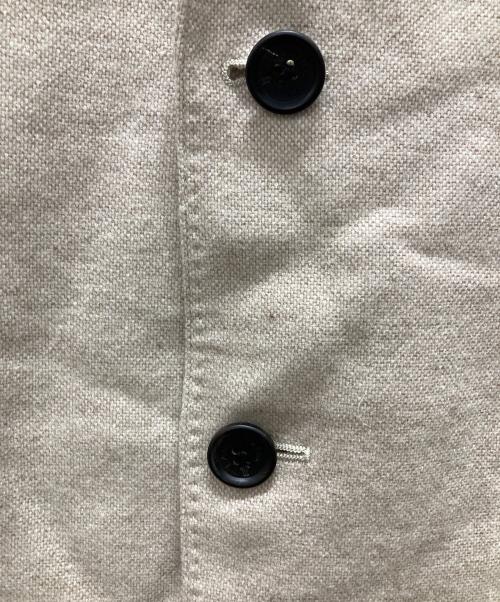 LANVIN en Bleu（ランバンオンブルー）LANVIN en Bleu (ランバンオンブルー) テーラードジャケット ベージュ サイズ:Lの古着・服飾アイテム