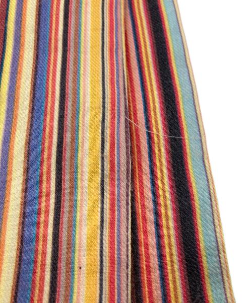 PAUL SMITH（ポールスミス）Paul Smith (ポールスミス) 薄手マルチカラーストライプストール マルチカラーの古着・服飾アイテム