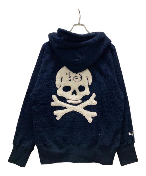 Ed Hardy（エド ハーディー）Ed Hardy (エド ハーディー) バックスカルボアパーカー ネイビー サイズ:M 未使用品の古着・服飾アイテム