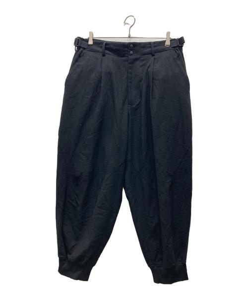 Y-3（ワイスリー）Y-3 (ワイスリー) クラシックウールフランネルカフパンツ/M CLASSIC WOOL FLANNEL CUFF PANTS ブラック サイズ:Mの古着・服飾アイテム