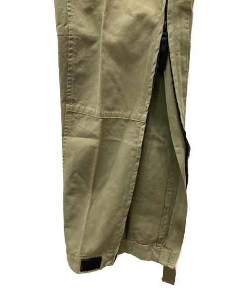 STONE ISLAND（ストーンアイランド）STONE ISLAND (ストーンアイランド) 04AW ジップ裾パンツ オリーブ サイズ:48の古着・服飾アイテム